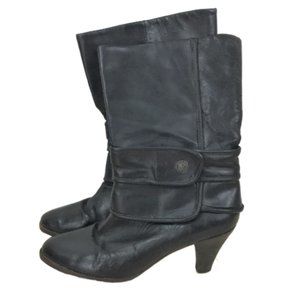 Frye Black Leather Boots 10m